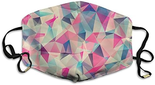 WQDXZ Unisex Dust Allergy Flu Masks Abstract Geometric Personality Fashion Mask
