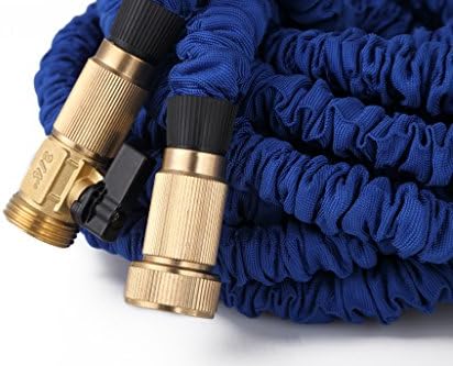 100' Hose Best Quality Expandable Garden Hose Maker Durable Hose Brass Fittings Conpact, Lightweight Never Kinks or Tangles