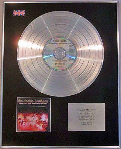 DOOBIE BROTHERS - Limited Edition CD Platinum Disc - WHAT WERE ONCE VICES