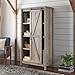 Better Homes and Gardens Modern Farmhouse Storage Cabinet, Rustic Gray Finish By Dreamsales