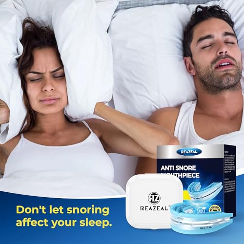 Anti Snoring Device for a Restful Sleep: Adjustable Anti Snore Mouthpiece, Helps Reduce Adult Snoring, Suitable for Home and Travel