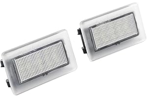 Cnaloo12 1 Pair Trunk Footwell Lights Interior Luggage Lamp ABS White for Tesla Model 3 2017-2022, for Tesla Model Y 2020-202