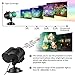 Christmas Ocean Wave Snowflake Light Projector, ACVCY Outdoor Waterproof 2-in-1 Moving Patterns Rotating LED Projection Lamp for Christmas Halloween Party Garden Decorations - 12 Slides 10 Colors