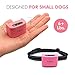 Small Dog Bark Collar For Tiny To Medium Dogs (6+ lbs). Rechargeable And Waterproof Anti Bark Training Device. Humane Way to Stop Barking - No Shock No Spiky Prongs! (Pink)