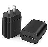 USB C Charger, 25W Super Fast Charger Dual Port