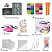 Upgrade 3D Perler Beads Kits,16000 pcs Fuse Bead Kits, 20 Colors (5 Glow In The Dark),Included 3D Full Size Patterns, Tweezers, Pegboards, Ironing Paper- Works with Perler Beads