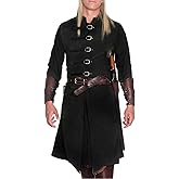 SUNGDOGIN Unisex Sleeveless Medieval Gothic Tailcoat Jacket Steampunk Victorian Cosplay Halloween Costume