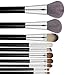 Halo World Makeup Brush Premium 10 Pieces Makeup Brushes Professional Foundation Blush Brush Face Eye Cosmetics Brushes with Leather Bag