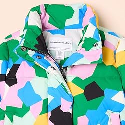Amazon Essentials Girls' Cropped Full-Zip Puffer