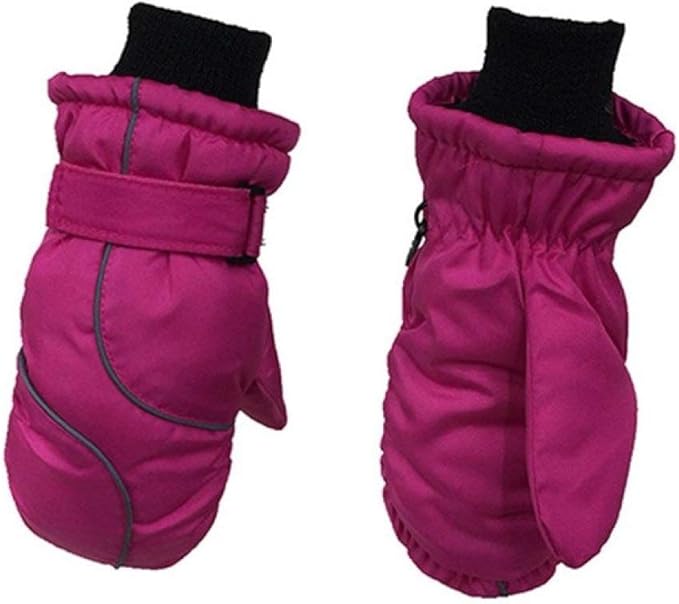 KXBMDO Winter Warm Snowboard Ski Gloves Snow Mittens Children