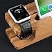 2 Colors Compatible Apple Watch Bands 38mm, Fullmosa Bamboo Calf Leather Compatible iWatch Band/Strap with Stainless Steel Clasp Compatible Apple Watch Series 1 2 3,Black
