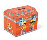 Crocodile Creek Little Builder Double Fun 48 piece Jigsaw Puzzle in Tool Shaped Box