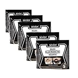 SUNSENT Beard Coloring Shampoo for Men,Instant Black Beard Shampoos In 5 Minutes-Lasting 4 Weeks (5pcs)