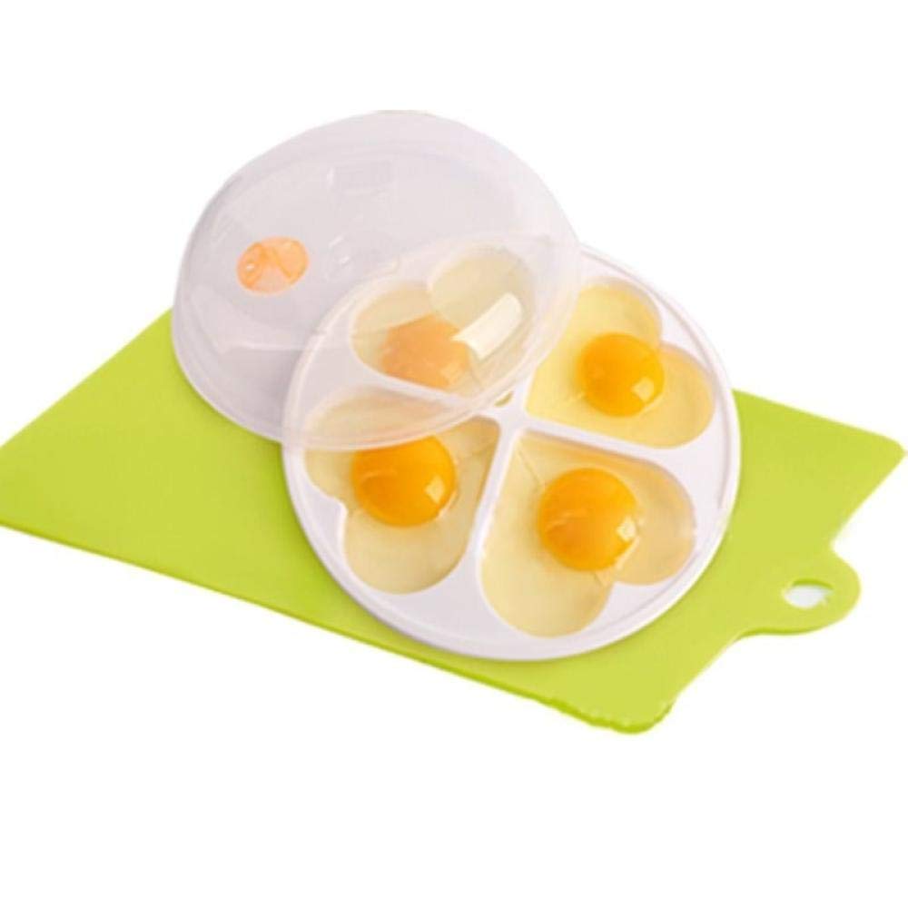 Yuaer Huevo sin cáscara de plástico, Huevo cocido, huevera al ...
