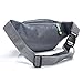 Wekine Lightweight Waist Bag 4 Zipper Pockets, Fanny Pack/Waist Packs Adjustable Belt Strap Runner, Cyclist,Hiking Outdoor Sports. (Black) (Black)
