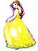 Jolly Jon Disney Princess Birthday Party Balloons - 5 XL Super Shape Decorations – Giant Size Belle Cinderella Elsa – Jumbo Snow White & Sleeping Beauty - Beautiful Balloon Bouquet - Bundled