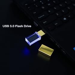 Laak 32GB New Crystal Transparent Rectangle Genuine