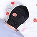 OULII Elastic Black Open Mouth Face Cover Role Play Mask Hood Bondage Cosplay Costume Size M
