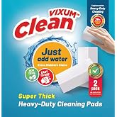 VIXUM&reg; CLEAN Super Thick Heavy-Duty Cleaning Pads, 2 Pack