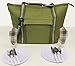 Earthwise Large Insulated PICNIC BAG Basket Backpack Tote Set w/COMPLETE 2 PERSON TABLE SETTING Utensils Set ZIPPER Compartment & Adjustable Shoulder Strap