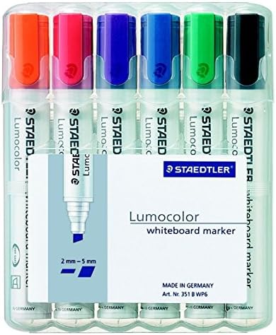 Lumocolor Wp6 Whiteboard Marker 351 B In Box With 6 Colours, Also Available In The Set With Accessories Nur Marker