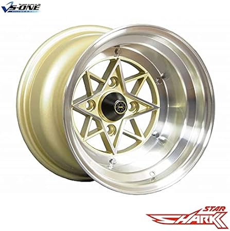 Amazon スターシャーク アルミ ホイール 計4本 14インチ 8j 9j ゴールド リム違いセット Star Shark ホイールカバー 車 バイク Amazon スターシャーク アルミ ホイール 計4本 14インチ 8j 9j ゴールド リム違いセット Star Shark ホイールカバー 車 バイク