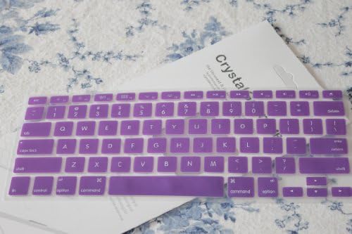 NEW ARRIVAL! CrystalGuardMB PURPLE TPU Keyboard Cover Skin for Macbook 13" 13.3" (1st Generation/A1181)