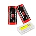Klarus 16340UR70 700mAh 16340 3.6V Li-ion Rechargeable RCR123A Battery Micro-USB Charging With SKYBEN Battery Case (2-Pack)