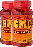 Carlyle GPLC and CoQ10 120 Capsules, 2 Bottles