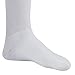 Ames Walker AW Style 130 Coolmax 20-30 mmHg Firm Compression Crew Socks White Medium