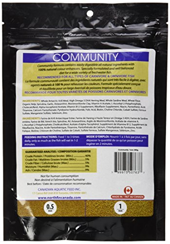 NorthFin Community Formula - 1 mm Sinking Pellets - 250 g