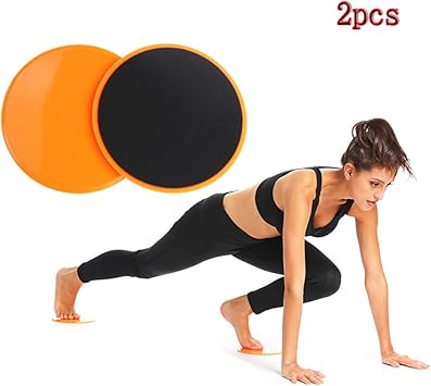 Junlian 2 PCS Discos deslizantes Slider Fitness Disc Ejercicio ...