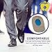 Gel Heel Cups (Pair) - Best Shoe Inserts for Heel Spurs - Massaging Cushions Provide Foot Relief - Arch Support & Relieving Sore Plantar Fascia Pain - Shock Absorbing for Running