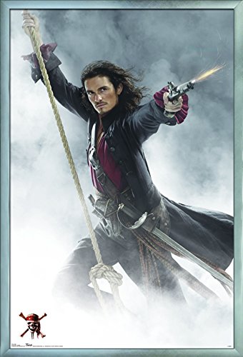 Trends international pirates of the carribbean 3-will turner wall…