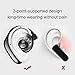 AMINY Bluetooth Headset with SIRI Voice Active Wireless Bluetooth 4.1 Earpiece with Noise Cancelling Handsfree Waterproof Earbuds for iPhone and Android