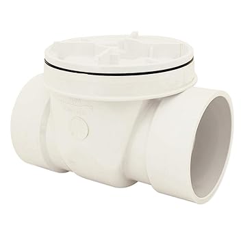 Canplas Canpe Pvc Backwater Valve 4 Inch 6 5 X 6 75 X 9 75