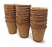 Br BRILLANTE Plant Starter Peat Pots - 30 Pack of 3 Inch Pots for Your Garden, Greenhouse or Nursery - Ideal for Organic Seed Planting & Gardening