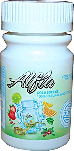 Alfia 100% Natural Weight Loss Gold Soft Gel 30 softgels