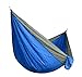 Esup XL Camping Hammock -Multifunctional Lightweight Nylon Portable Hammock, Best Parachute Hammock for Backpacking, Camping, Travel (Blue/Gray, 118