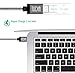 TUDIA USB Type C Cable, Nylon Braided USB-C to USB-A Fast Charging Cable 3.3 Feet (1 Meter) - Gray