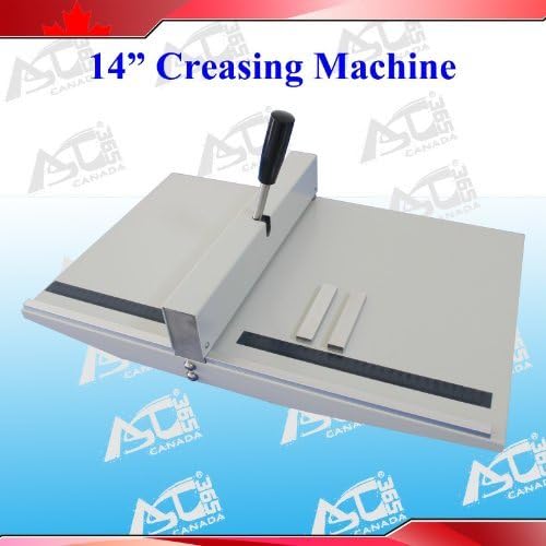 Manual 14 360mm Scoring Paper Creasing Machine Scorer Creaser + 2Magnetic Block by Creasing Machine