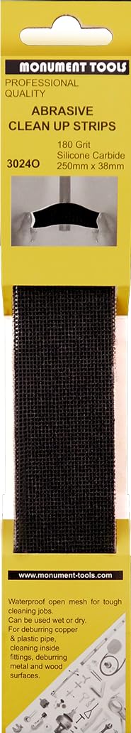 Monument Black Pack 10 Abrasive Clean Up Strips