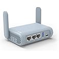 GL.iNet GL-MT1300 (Beryl) VPN Wireless Little Travel Router – Connect to Hotel WiFi & Captive Portal, USB 3.0, 3 Gigabit Ports, Range Extender, Assess Point, Pocket-Sized, MicroSD Slot, Easy to Setup