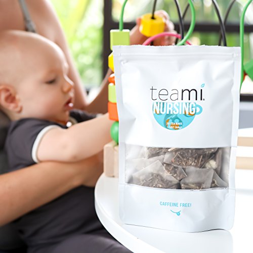 NURSING TEA for BREASTFEEDING AND LACTATION SUPPORT to Enhance Breast Milk Nutrition and Production in an All Natural Way with Fenugreek, Nettle, Raspberry, Coriander, Fennel, and Chamomile - Thumbnail 3