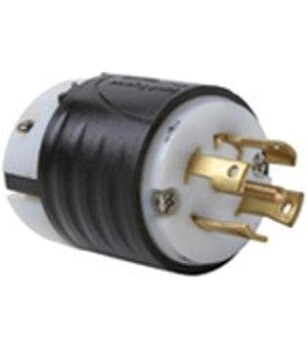 American Rotary 30 Amp Twist Lock Panel Mount Receptacle – 3P 4Wire – Industrial Grade – EC BLK 518