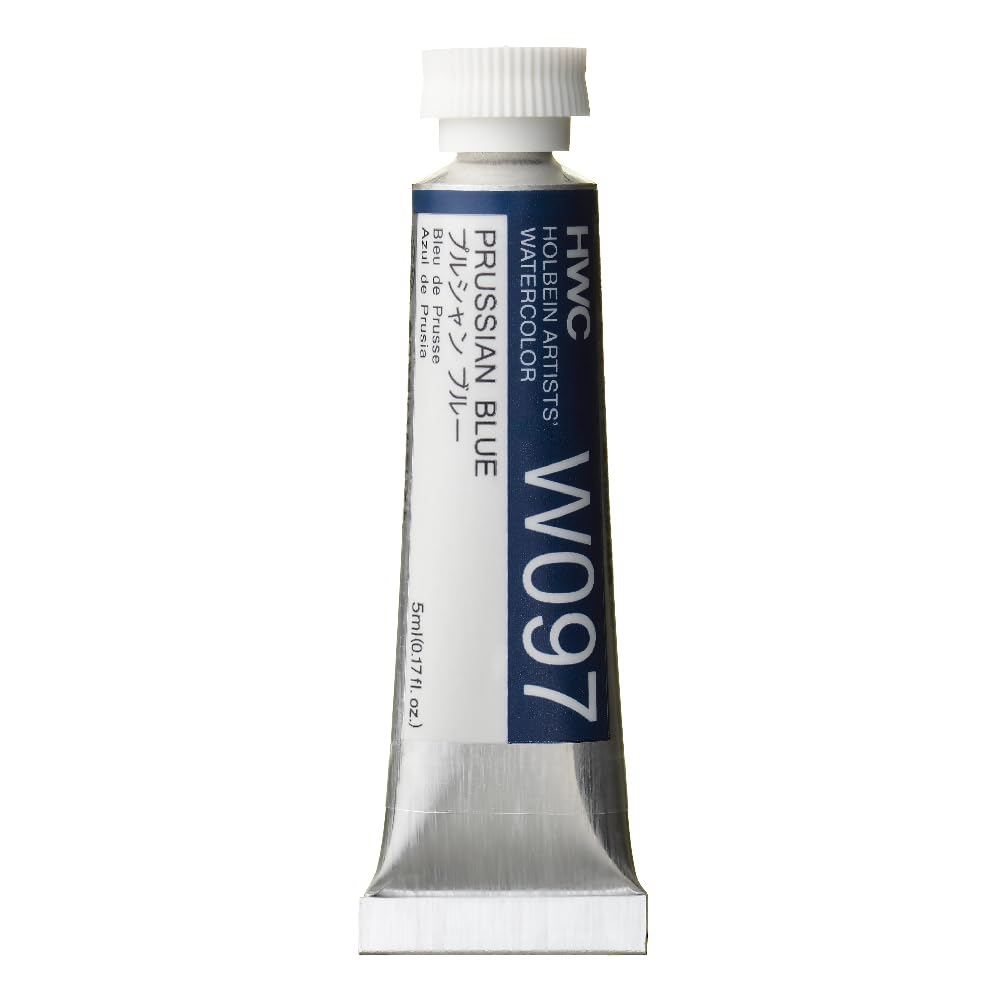 Holbein Watercolour : 5ml Tube PRUSSIAN BLUE