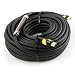Postta HDMI Cable(75 Feet Yellow) HDMI 2.0V with Built-in Signal Booster-Support 4K,3D,1080P,Ethernet,Audio Return & Ultra HD-1 Pack