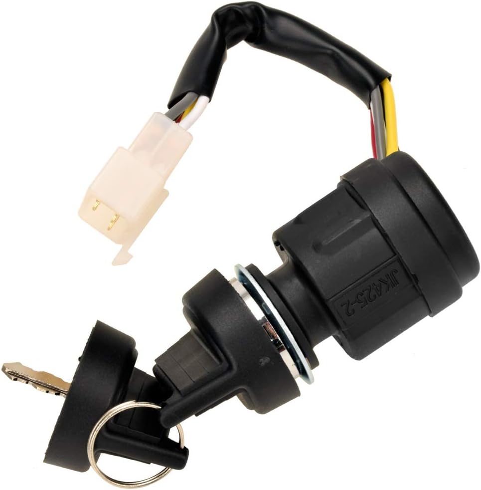 HIAORS 5 wire Ignition Key Switch with Cap for 50cc 70cc 90cc 110cc