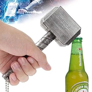 Thors Hammer Flesopener – Marvel Style Avengers Beer Opener voor bar/huisdecoratie, cadeau voor Marvel Lovers en…