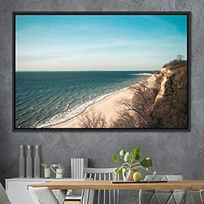 signwin Framed Canvas Wall Art Coastal Freedom Aerial...